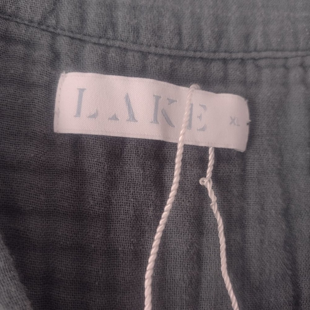 Lake midi gauze caftan in Pine color XL